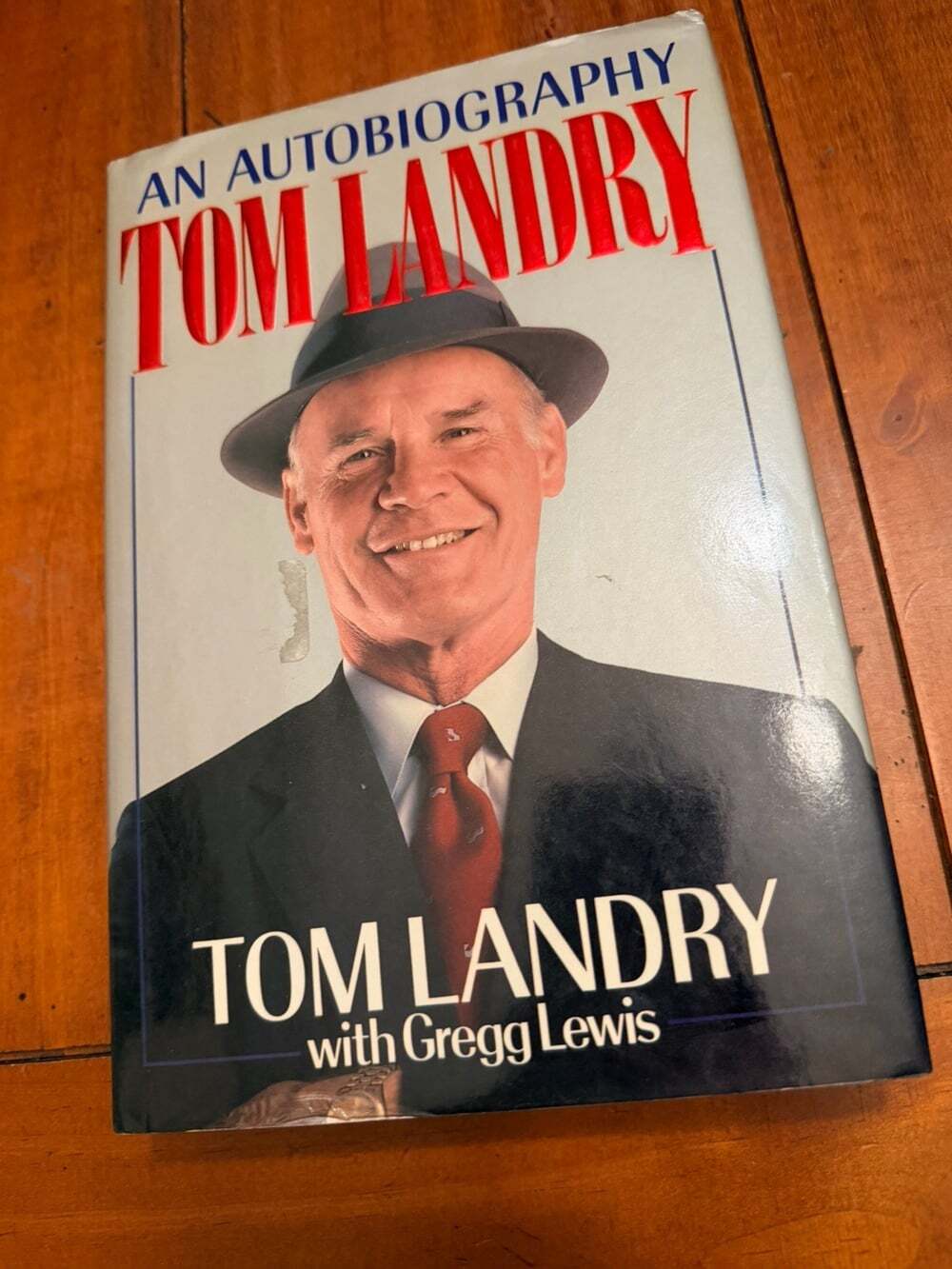 Tom Landry An Autobiography Hardcover 1990 First Edition 1st Printing Cowboys